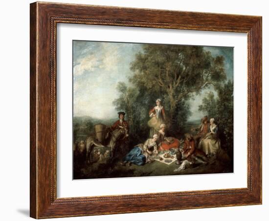 The Autumn, 1738-Nicolas Lancret-Framed Giclee Print