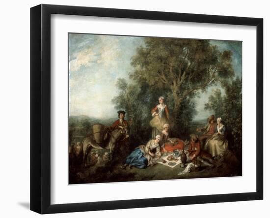 The Autumn, 1738-Nicolas Lancret-Framed Giclee Print