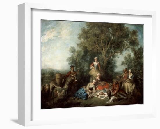 The Autumn, 1738-Nicolas Lancret-Framed Giclee Print