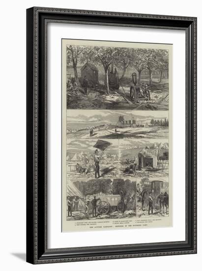 The Autumn Campaign, Sketches in the Southern Camp-null-Framed Giclee Print