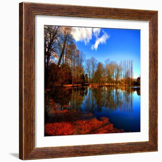 The Autumn in Winter-Philippe Sainte-Laudy-Framed Photographic Print