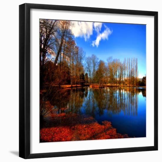 The Autumn in Winter-Philippe Sainte-Laudy-Framed Photographic Print