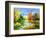 The Autumn Landscape Executed By Oil On A Canvas-balaikin2009-Framed Art Print