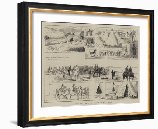 The Autumn Manoeuvres at Dartmoor-Alfred Chantrey Corbould-Framed Giclee Print