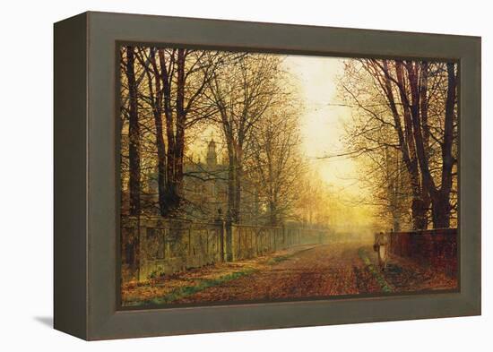 The Autumn's Golden Glory-John Atkinson Grimshaw-Framed Premier Image Canvas