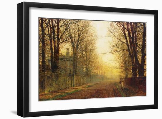 The Autumn's Golden Glory-John Atkinson Grimshaw-Framed Giclee Print