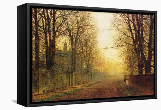 The Autumn's Golden Glory-John Atkinson Grimshaw-Framed Premier Image Canvas