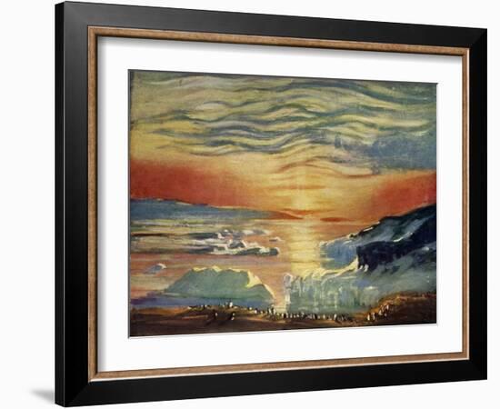 'The Autumn Sunset', c1908, (1909)-George Marston-Framed Giclee Print