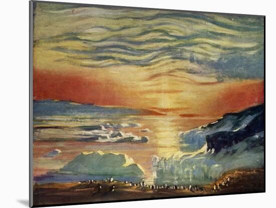 'The Autumn Sunset', c1908, (1909)-George Marston-Mounted Giclee Print