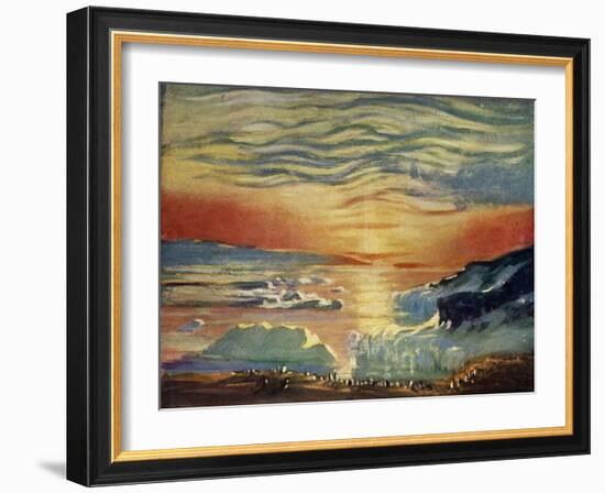 'The Autumn Sunset', c1908, (1909)-George Marston-Framed Giclee Print