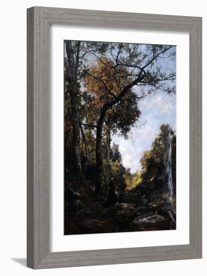 The Autumn Walk, 1869-Emmanuel Lansyer-Framed Giclee Print