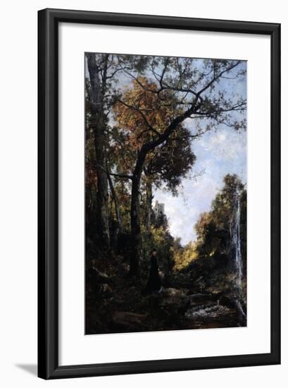 The Autumn Walk, 1869-Emmanuel Lansyer-Framed Giclee Print