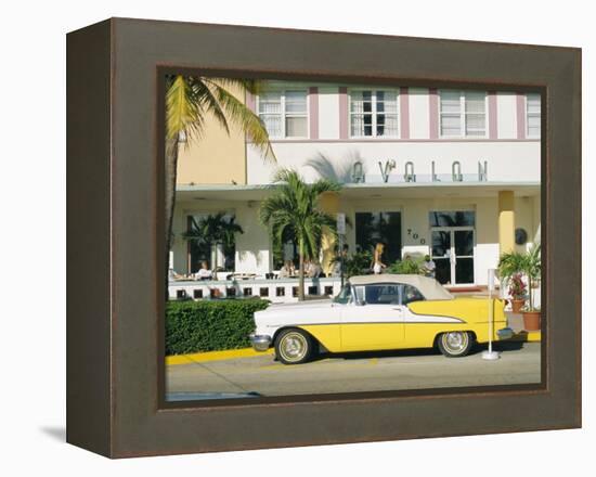 The Avalon Hotel, an Art Deco Hotel on Ocean Drive, South Beach, Miami Beach, Florida, USA-Fraser Hall-Framed Premier Image Canvas