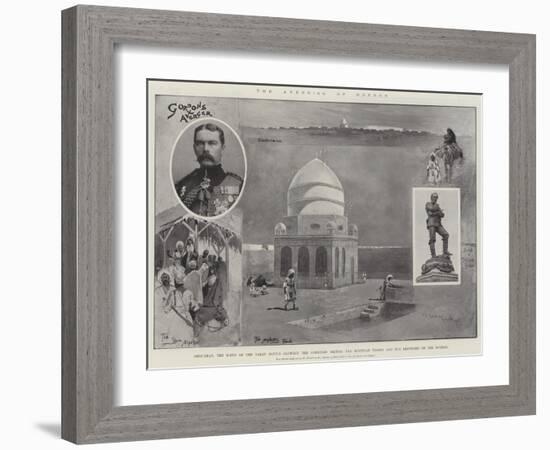 The Avenging of Gordon-Henry Charles Seppings Wright-Framed Giclee Print