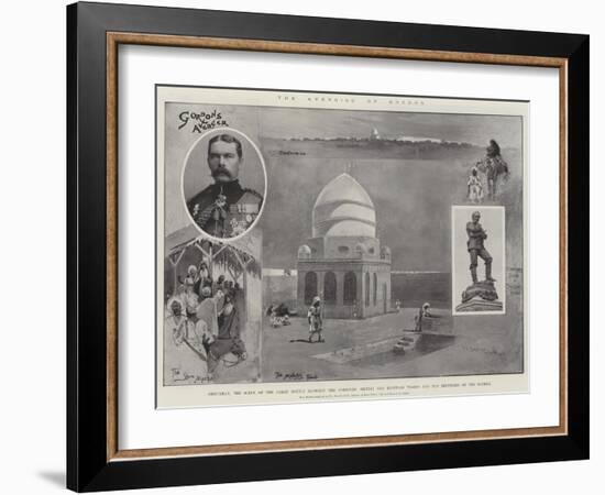 The Avenging of Gordon-Henry Charles Seppings Wright-Framed Giclee Print