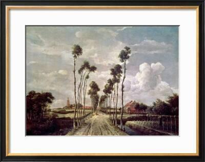 The Avenue At Middelharnis 1689 Giclee Print Meindert Hobbema Art Com