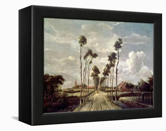 The Avenue at Middelharnis, 1689-Meindert Hobbema-Framed Premier Image Canvas