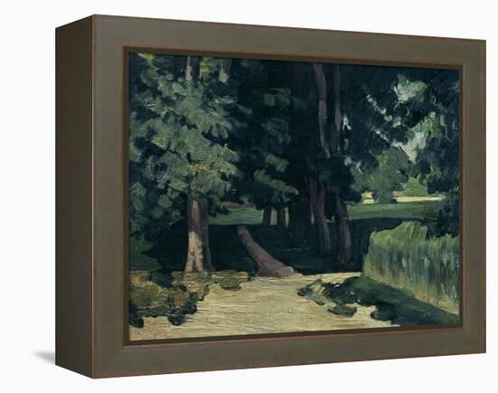 The Avenue at the Jas De Bouffan-Paul Cézanne-Framed Premier Image Canvas