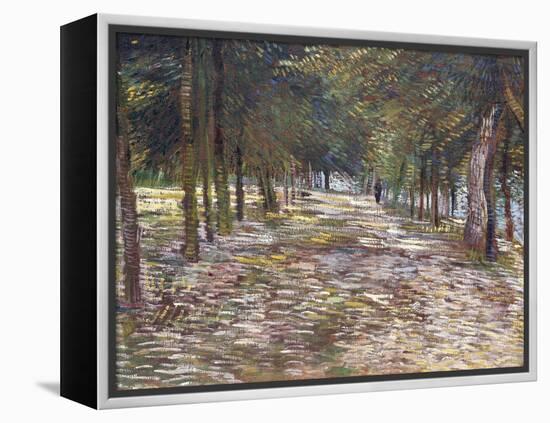 The Avenue at the Park of Voyer-D'Argenson at Asnieres, 1887-Vincent van Gogh-Framed Premier Image Canvas