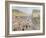 The Avenue De L'Opera, Paris, circa 1880-Camille Pissarro-Framed Giclee Print