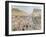 The Avenue De L'Opera, Paris, circa 1880-Camille Pissarro-Framed Giclee Print