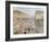 The Avenue De L'Opera, Paris, circa 1880-Camille Pissarro-Framed Giclee Print