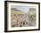 The Avenue De L'Opera, Paris, circa 1880-Camille Pissarro-Framed Giclee Print