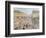 The Avenue De L'Opera, Paris, circa 1880-Camille Pissarro-Framed Giclee Print