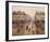 The Avenue De L'Opera-Camille Pissarro-Framed Art Print