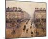 The Avenue De L'Opera-Camille Pissarro-Mounted Art Print