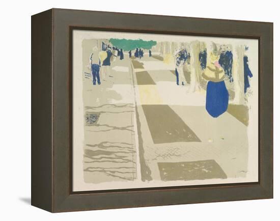 The Avenue, from the series Landscapes and Interiors, 1899-Edouard Vuillard-Framed Premier Image Canvas