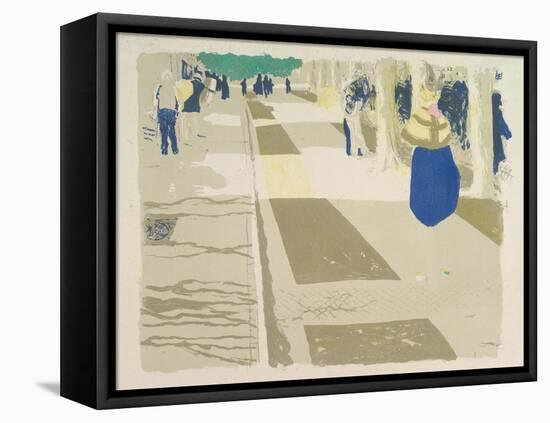 The Avenue, from the series Landscapes and Interiors, 1899-Edouard Vuillard-Framed Premier Image Canvas