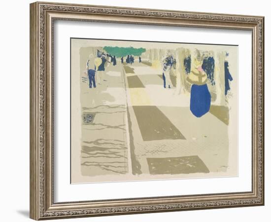 The Avenue, from the series Landscapes and Interiors, 1899-Edouard Vuillard-Framed Giclee Print