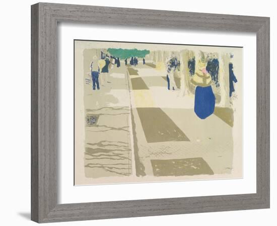 The Avenue, from the series Landscapes and Interiors, 1899-Edouard Vuillard-Framed Giclee Print