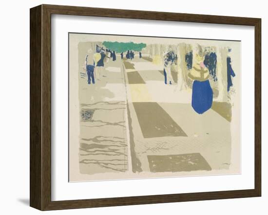 The Avenue, from the series Landscapes and Interiors, 1899-Edouard Vuillard-Framed Giclee Print