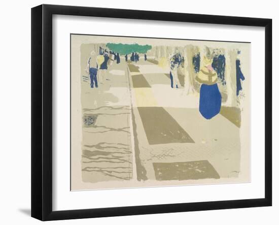 The Avenue, from the series Landscapes and Interiors, 1899-Edouard Vuillard-Framed Giclee Print