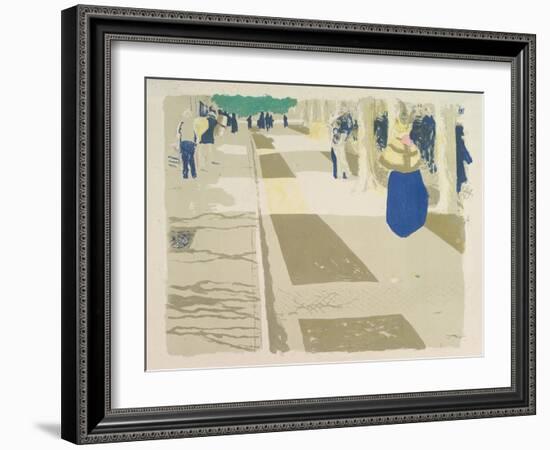 The Avenue, from the series Landscapes and Interiors, 1899-Edouard Vuillard-Framed Giclee Print