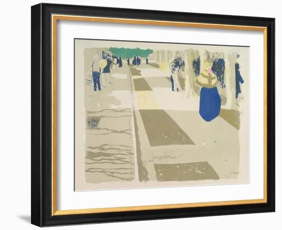 The Avenue, from the series Landscapes and Interiors, 1899-Edouard Vuillard-Framed Giclee Print