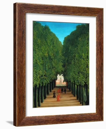 The Avenue in the Park at Saint Cloud, 1907/08-Henri Rousseau-Framed Giclee Print