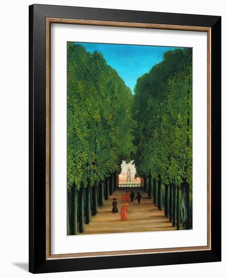 The Avenue in the Park at Saint Cloud, 1907/08-Henri Rousseau-Framed Giclee Print