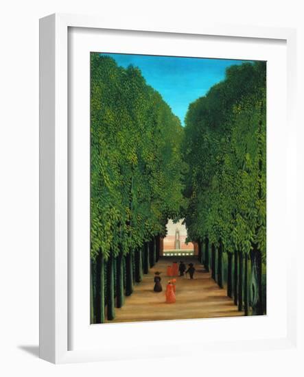 The Avenue in the Park at Saint Cloud, 1907/08-Henri Rousseau-Framed Giclee Print