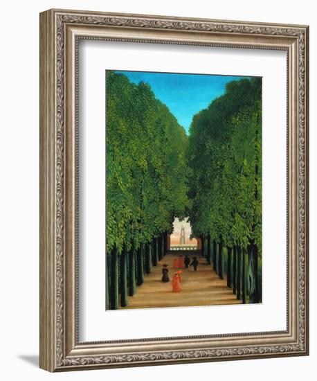 The Avenue in the Park at Saint Cloud, 1907/08-Henri Rousseau-Framed Giclee Print