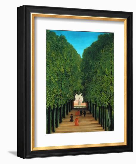 The Avenue in the Park at Saint Cloud, 1907/08-Henri Rousseau-Framed Giclee Print