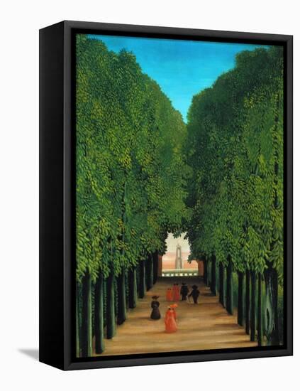 The Avenue in the Park at Saint Cloud-Henri Rousseau-Framed Premier Image Canvas