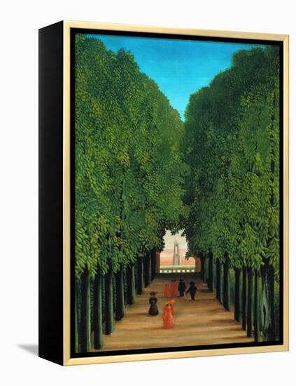 The Avenue in the Park at Saint Cloud-Henri Rousseau-Framed Premier Image Canvas