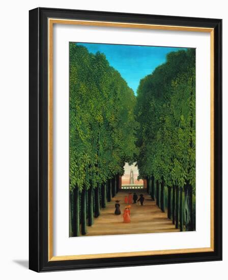 The Avenue in the Park at Saint Cloud-Henri Rousseau-Framed Giclee Print
