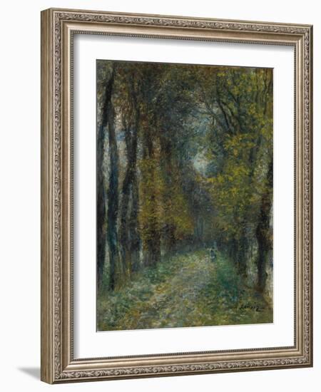 The avenue (L'allée couverte). 1872-Pierre-Auguste Renoir-Framed Giclee Print