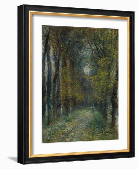 The avenue (L'allée couverte). 1872-Pierre-Auguste Renoir-Framed Giclee Print