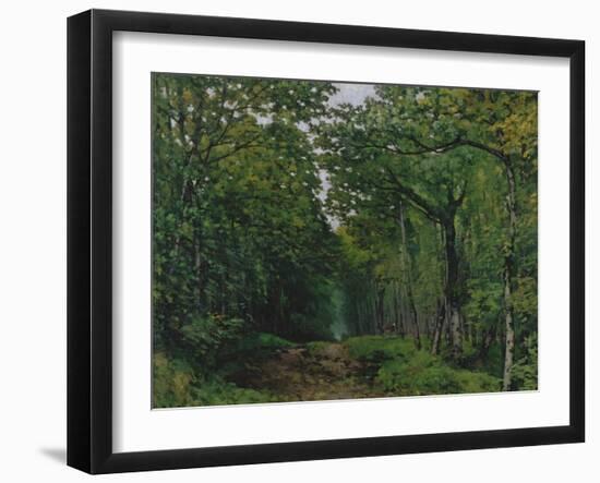 The Avenue of Chestnut Trees at La Celle-Saint-Cloud, 1867-Alfred Sisley-Framed Giclee Print