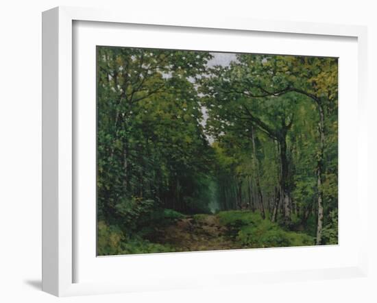 The Avenue of Chestnut Trees at La Celle-Saint-Cloud, 1867-Alfred Sisley-Framed Giclee Print